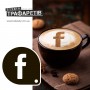 Трафарет для кави Логотип Facebook